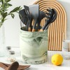 Howise 7.2 inch Large Utensil Holder for Kitchen Counter, Marble