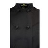 Chef Apparel Knot Button Chef Coat Multi Pack Black Color