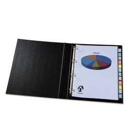 Avery 05614501 Index Maker Polypropylene Insertable Tab Dividers, 12 Plain Tabs - Assorted Colours