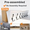 Dseap Wall Mounted Coat Rack Shelf - 24” Heavy Duty