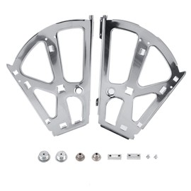 Yuecoom Drawer Hinge, 2Pcs Stainless Steel Shoes Drawer Cabinet Hinges Turing Rack Replacement Fittings for Most Shoes Rack, Shelf and Cabinet(2 Layers)