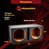Q Power QBASS 15 Inch Heavy Duty MDF Car Audio