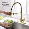 AIMADI Gold Kitchen Faucet with Pull Down Sprayer,Commercial Single Handle