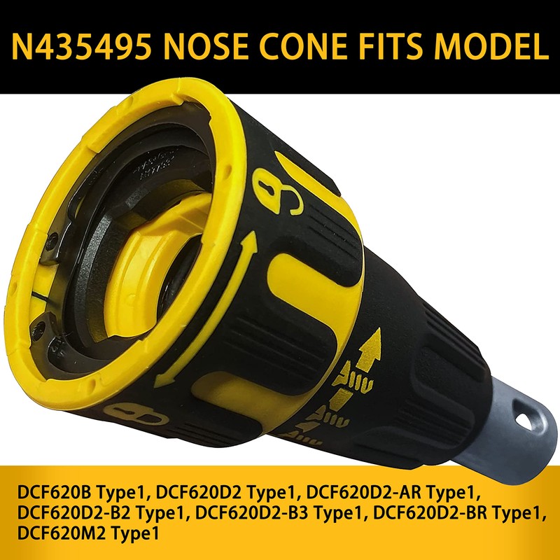 N435495 Nose Cone Assembly for Dewalt Brushless Drywall Screwgun Nose