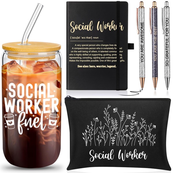 Chiisong 6 Pcs Social Worker Appreciation Gifts for Women Including