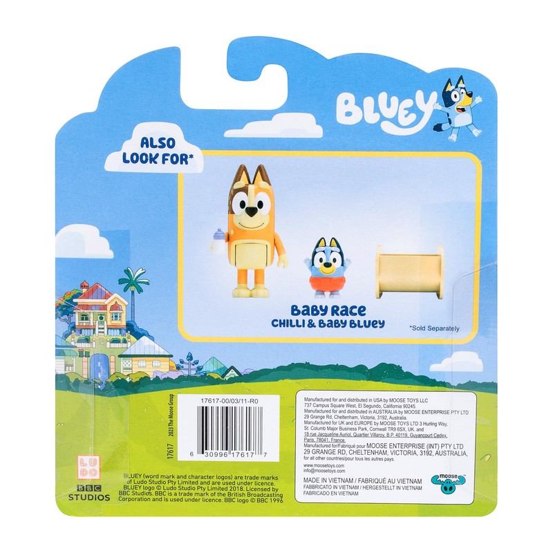 Bluey Figure 2-Pack Baby Race | 2 Figure Pack with