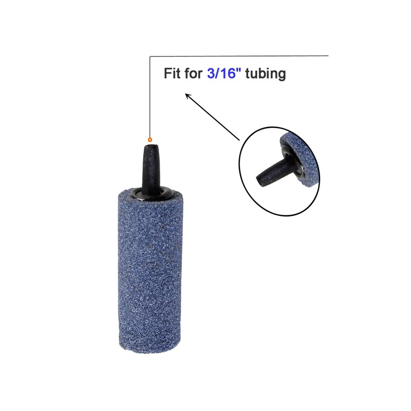 AQUANEAT Aquarium Air Stones 2 inch 12 Pack, Bubble Stone,
