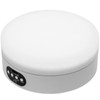 PrimeMatik - Electric Turntable 16 cm White with LED Lighting