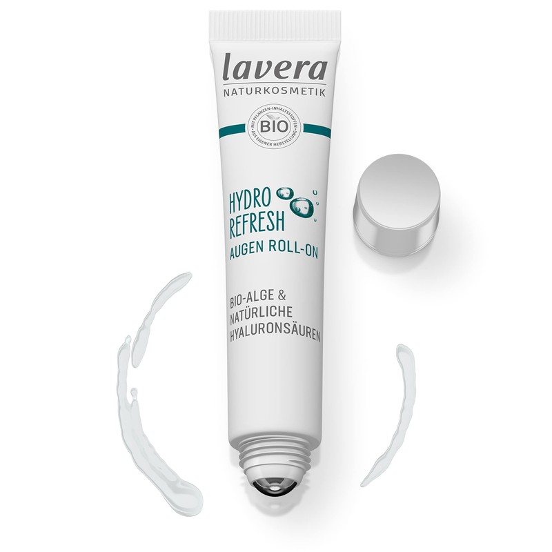 lavera Hydro Refresh Eye Roll-On - with Algae and Hyaluronic