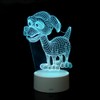 3W 4.5V USB 3D Night Light Touch Control LED Table