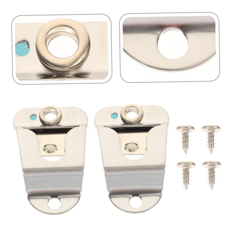 Sosoport 2Sets Cb Hanger Mounts Durable Metal Mic Holders for