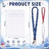 Cindeer 3 Pack Cruise Lanyards Scrunchie Lanyard for Ship Cards,