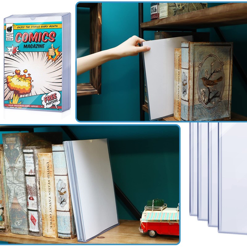 Yexiya 15 Pcs Comic Book Sleeves 7.6 x 10.7 Inch