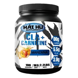 CLA y Carnitina Hái Hu en Polvo con Sabor a Manzana de 1 kg                                                                                           