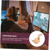 BUGUUYO 1pc Headphone Hanger Metal Under Desk Clamp Hook Space-Saving