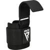 RDX Weight Lifting Hooks Straps Pair, 8mm Neoprene Padded Wrist
