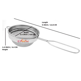 Stainless Steel Tea Filter With Small Whisk Set of 2,Stainless Steel Oil Filter,Egg Whish,Coffee Strainer,Tea Filter,Liquid strainer,Fine Mesh Tea Strainer