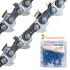 FUSIHWA Chainsaw Chain 12 Inch 1/4"LP Pitch .043" Gauge 62