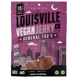 Louisville Vegan Jerky - General Tso's - meatless, vegetarian - gift - 2/22/2025