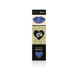 BEAUTYBLVD Glitter Lips, Cruelty Free Lip Kit - Breathless
