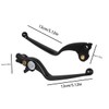 Rudyness Black Brake Clutch Levers Compatible for Indian Challenger Springfield