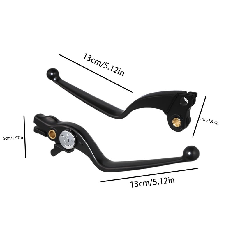 Rudyness Black Brake Clutch Levers Compatible for Indian Challenger Springfield
