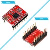 10 Pieces Stepper Motor Driver Module with Heat Sink Compatible