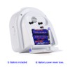 Peakeep Analog Alarm Clock Non-Ticking Silent, Optional 7 Wake-up Sounds