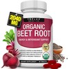Organic Beet Root Powder Tablets - 2040mg Natural Nitric Oxide