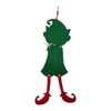 58cm Felt Christmas Elf Hanging Decoration with Movable Head &
