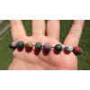RAYON Ocean Agate Bead Bracelet for Men Stretch 10mm AAA