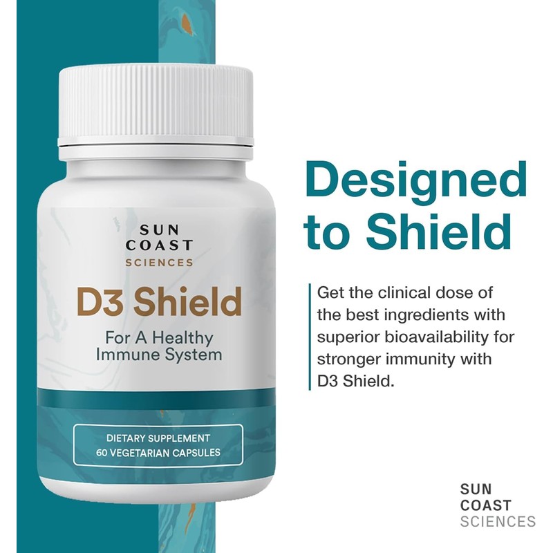 Sun Coast Science Sciences D3 Shield - Vitamin D3 5000