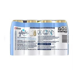 Glade Automatic Spray Air Freshener Refills, Clean Linen, 4 ct