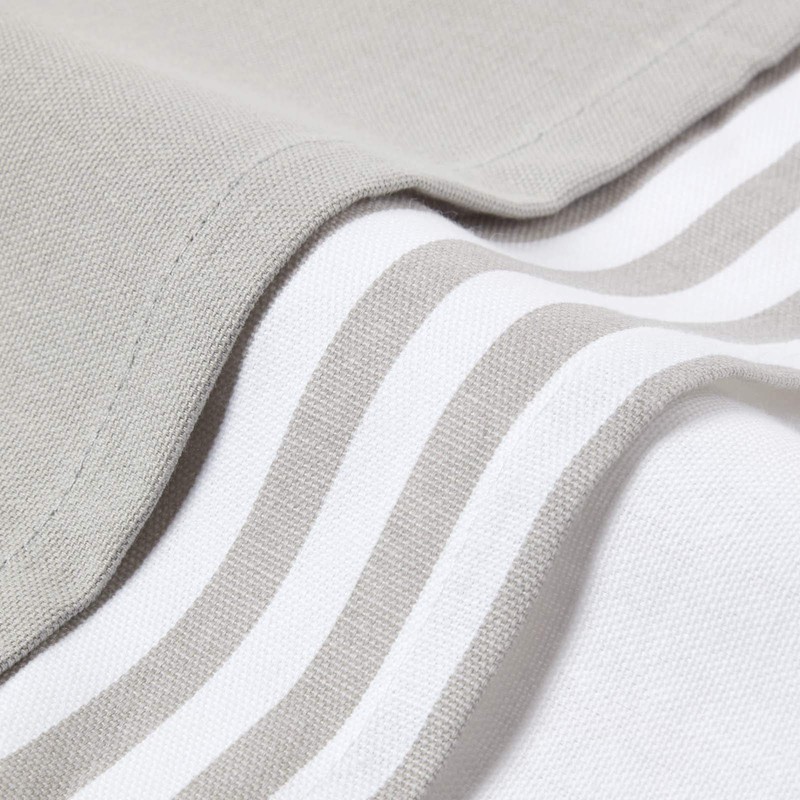 HOMESCAPES - Pure Cotton Tea Towels Set of Three -