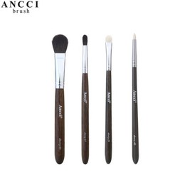 ANCCI Daily Makeup Cheek & Eye Brush Set 4items, Type:Set 001