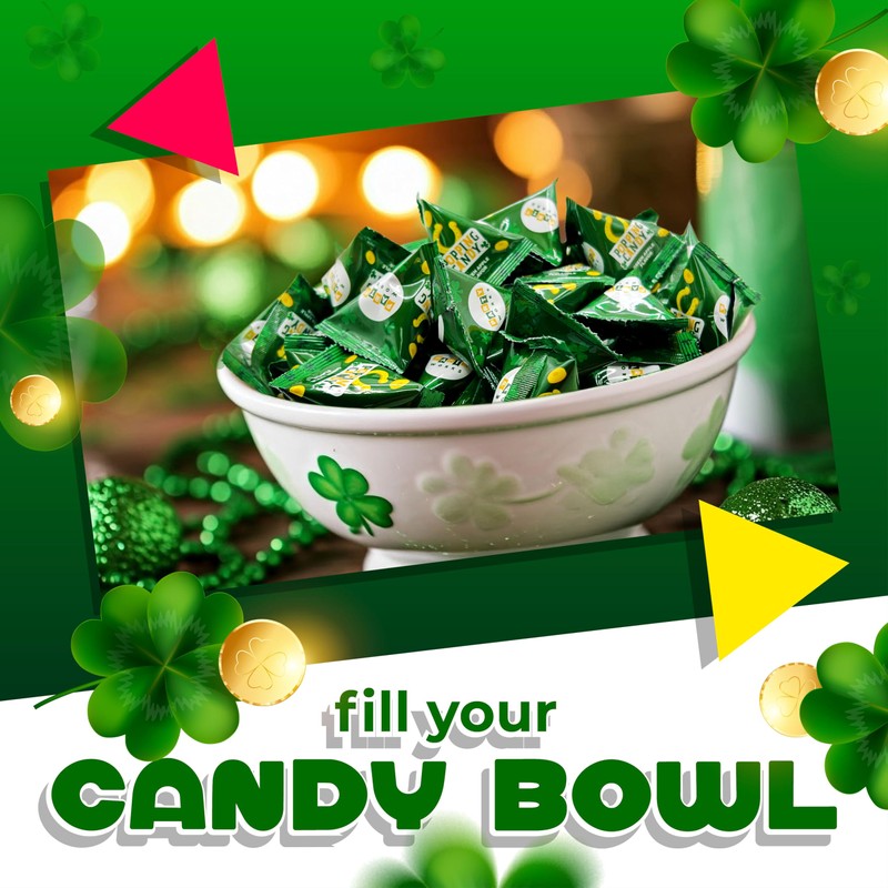 St. Patrick's Day Sour Popping Rock Candy | 30 Count