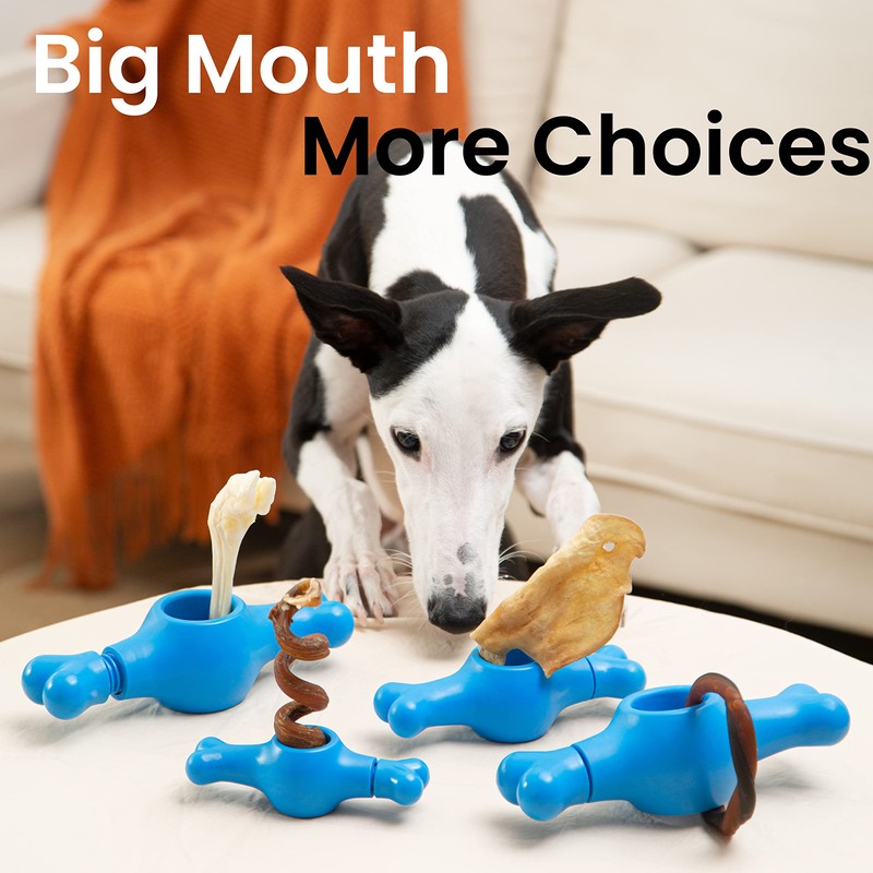 ChewEasy Interactive Bully Stick Holder for Dogs, Prevent Chocking Safety