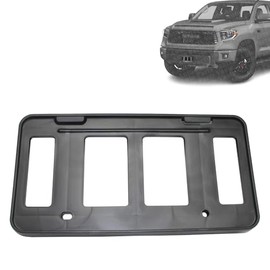 Vantage Auto Parts - Front License Plate Bracket Compatible with Toyota Tundra 2014-2021 | Direct Replacement | Plastic | 751010C011 | TO1068124