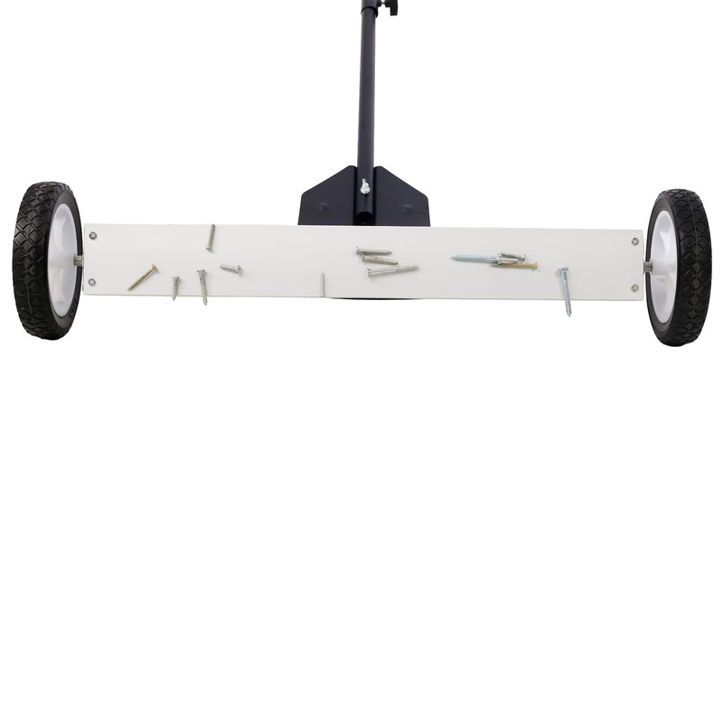 Donext Rolling Magnetic Sweeper, Heavy Duty Push-Type with Release, 30lbs
