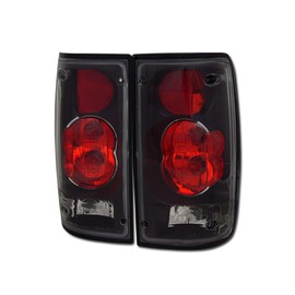 Altezza Black Housing Tail Lights Rear Signal Stop Brake Reverse Backup Lamps ks Compatible With 89-95 Toyota Hilux Pickup Truck