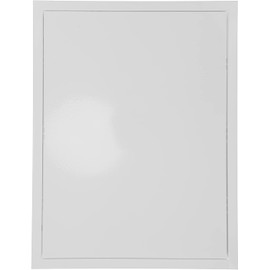 12" x 16" Inch Galvanized Steel Access Panel Door - for Outdoor and Indoor Use - Opening Flap Cover Plate - Box Door Lock - Door Latch - Inspection Hatch - White Polymer Coating