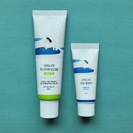 Round Lab Birch Inorganic Sunscreen 50ml Special (Additional 20ml Moisture Cleanser) / 라운드랩 자작나무 무기자차 선크림 50ml 기획 (수분 클렌저 20ml 추가)