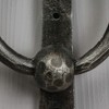 Door Knocker Heart Shaped Black Cast Iron Ring Door Knocker