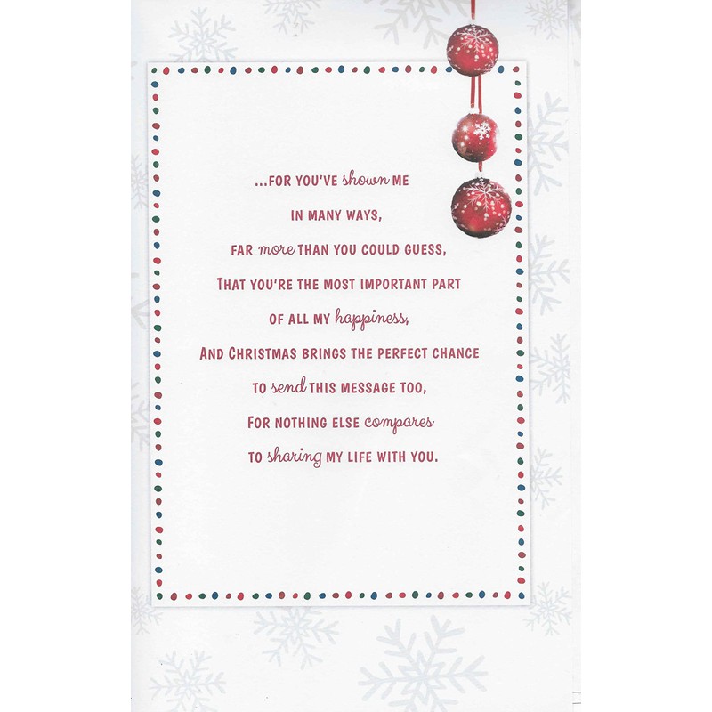 Husband Extra Large Christmas Card - 'to My Very Special