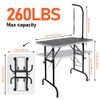 LEIBOU 36-inch Height Adjustable(23''~33.8'') and Foldable Pet Dog Grooming Table