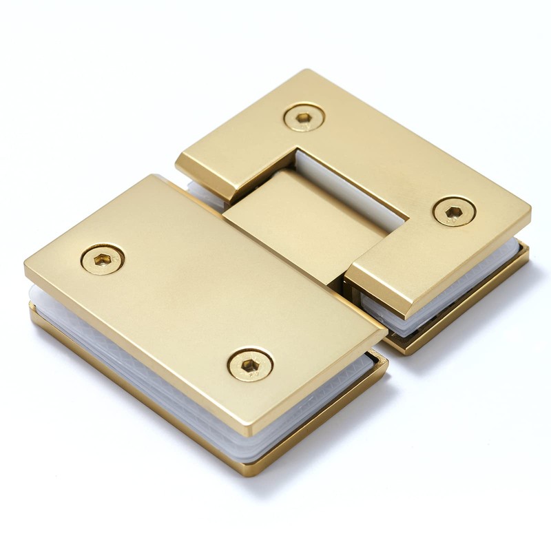 Heavy Duty Shower Glass Door Hinge,Solid One-Piece Precision Cast with