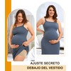 SUNACGO - Pantalones Cortos de Maternidad para Mujer Elástico y