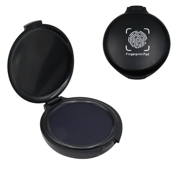 LICQIC Thumbprint Ink Pad, Fingerprint Ink Pad, Fingerprint Kit for