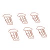 100pcs Paper Clips Innovative Cute Rose Coffee Cup Shape Reusable