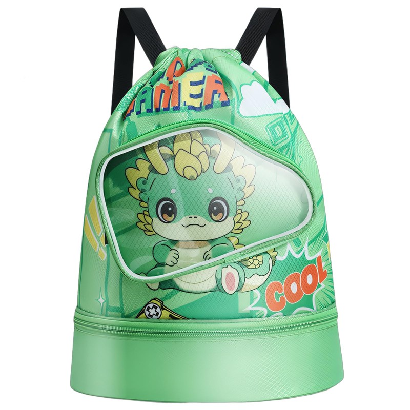 Kids' Waterproof Swim Bag - Adjustable Shoulder Straps, Wet &